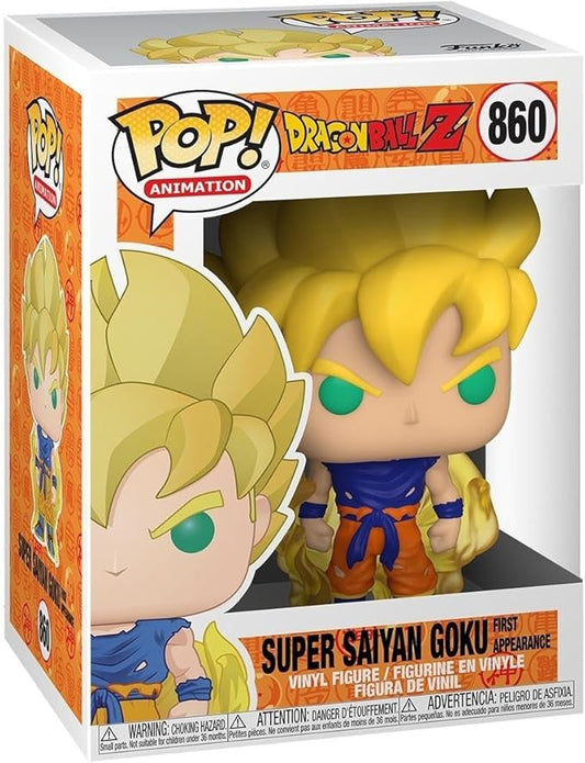 Funko Pop! Animation: Dragonball Z - Super Saiyan Goku (First Appearance), Multicolor
